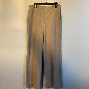 Talbots Tan Wide Leg Dress Pants in size 8